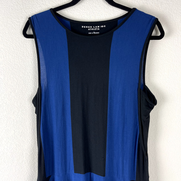 Derek Lam X Athleta Dress Womens Medium Asymmetrical Stretchy Modal - Picture 3 of 11